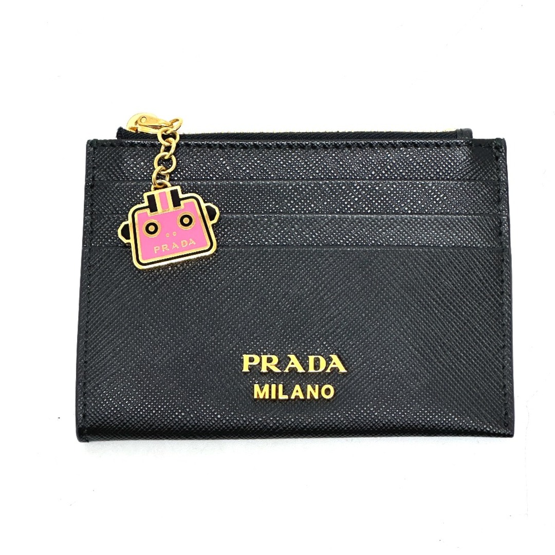 PRADA - プラダ PRADA ロゴ ロボットチャーム カードポケット PRADA - プラダ PRADA ロゴ ロボットチャーム カードポケット