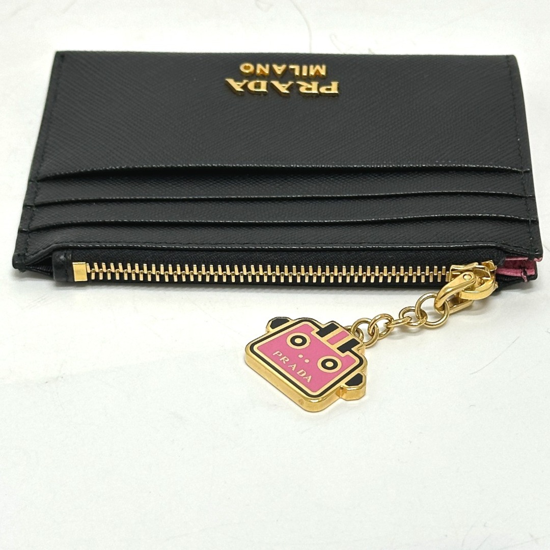 PRADA - プラダ PRADA ロゴ ロボットチャーム カードポケット PRADA - プラダ PRADA ロゴ ロボットチャーム カードポケット