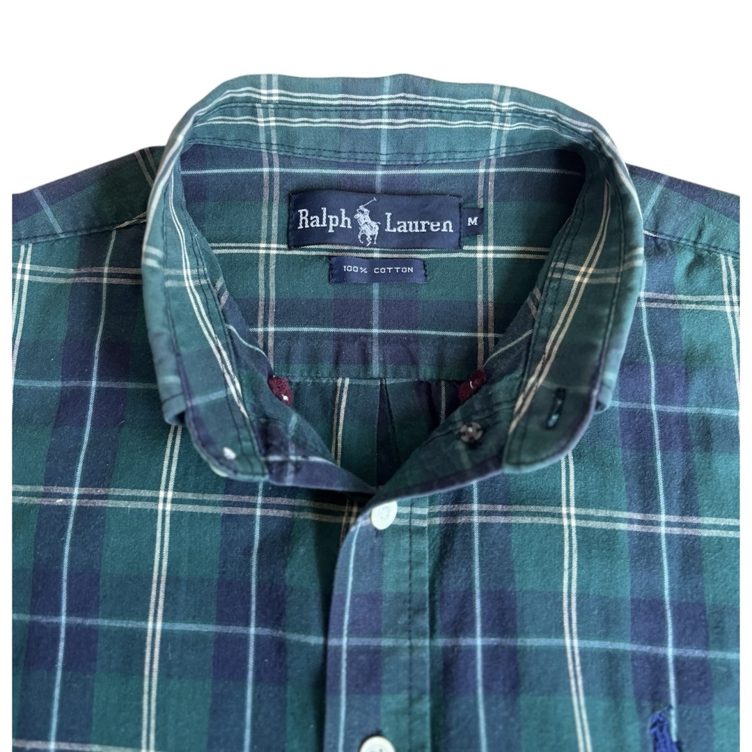 POLO RALPH LAUREN - Ralph Lauren グリーン系チェック柄シャツ POLO RALPH LAUREN - Ralph Lauren グリーン系チェック柄シャツ