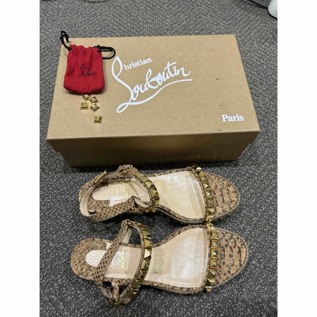 Christian Louboutin - クリスチャン ルブタン サンダルの通販 Christian Louboutin - クリスチャン ルブタン サンダルの通販