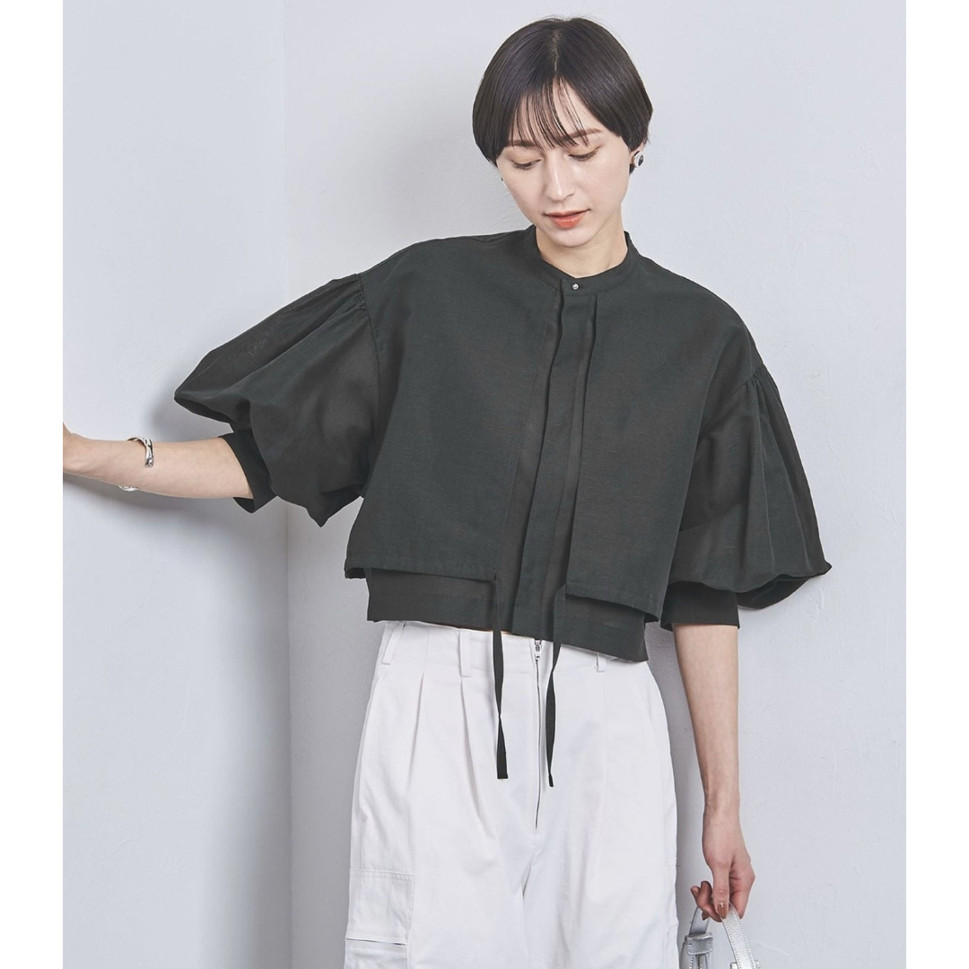 HYKE - 新品 HYKE ハイク C/L バルーンスリーブ ブラウスの通販 HYKE - 新品 HYKE ハイク C/L バルーンスリーブ ブラウスの通販