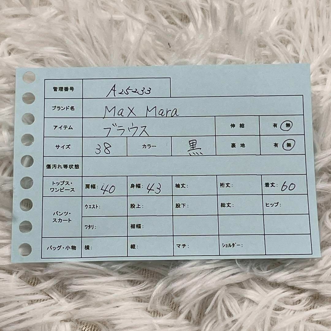 Max Mara - 美品✨️MaxMara 白タグ ボウタイ シフォン ブラウス Max Mara - 美品✨️MaxMara 白タグ ボウタイ シフォン ブラウス