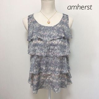 【ももさん専用】amherst フリルブラウス&ドットワンピース(シャツ/ブラウス(半袖/袖なし))