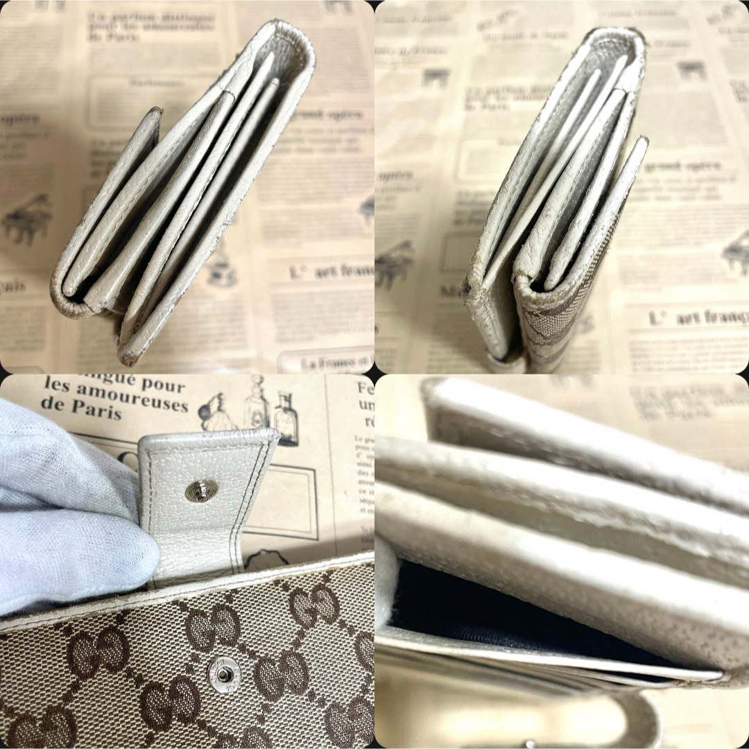GUCCI - グッチ 長財布 キャンバス ベージュ GG GUCCI GUCCI - グッチ 長財布 キャンバス ベージュ GG GUCCI