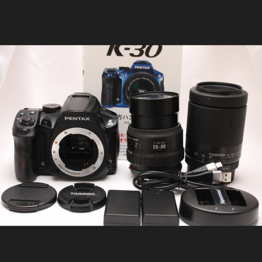 PENTAX - ショット極少!!ペンタックス Pentax K-30 Wレンズ PENTAX - ショット極少!!ペンタックス Pentax K-30 Wレンズ