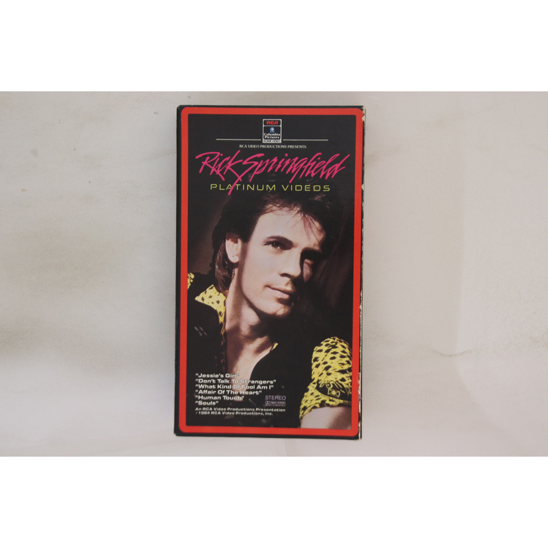 VHS Rick Springfield Platinum Videos VH91116 RCA/COLUMBIA /00300 エンタメ/ホビーのエンタメ その他(その他)の商品写真