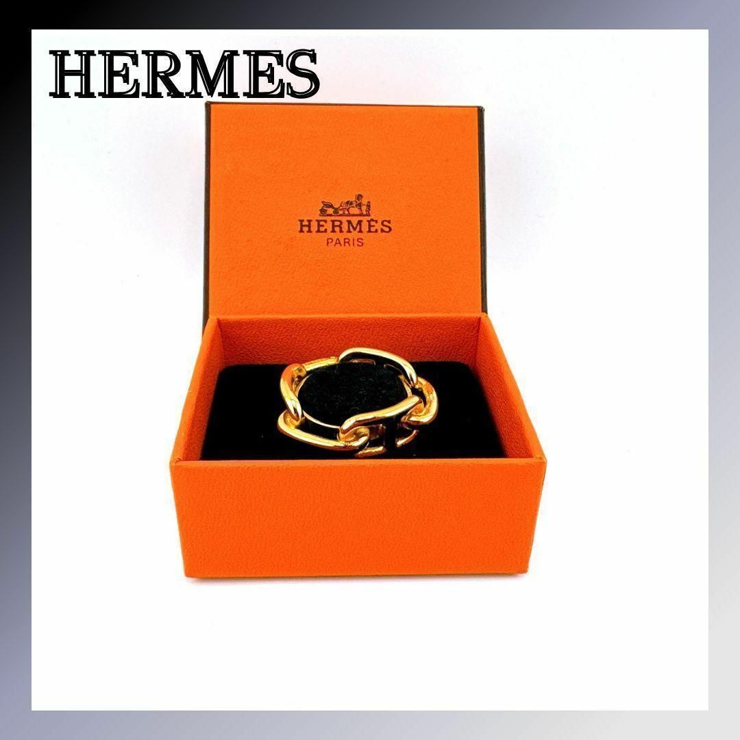 HERMES - 【正規品】エルメス HERMES シェーヌダンクル スカーフ HERMES - 【正規品】エルメス HERMES シェーヌダンクル スカーフ