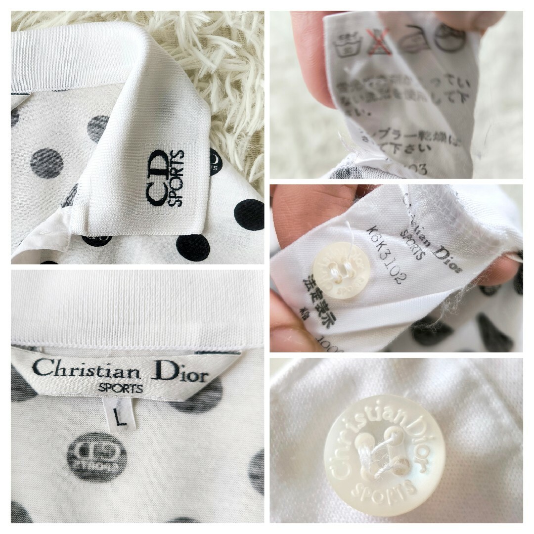 Christian Dior - Christian Dior ディオール CD ロゴ ドット Christian Dior - Christian Dior ディオール CD ロゴ ドット