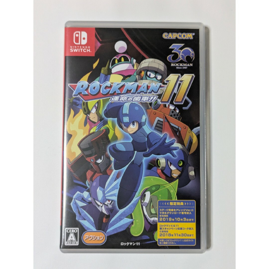 CAPCOM - switch ロックマン11 運命の歯車!!の通販 by だい CAPCOM - switch ロックマン11 運命の歯車!!の通販 by だい