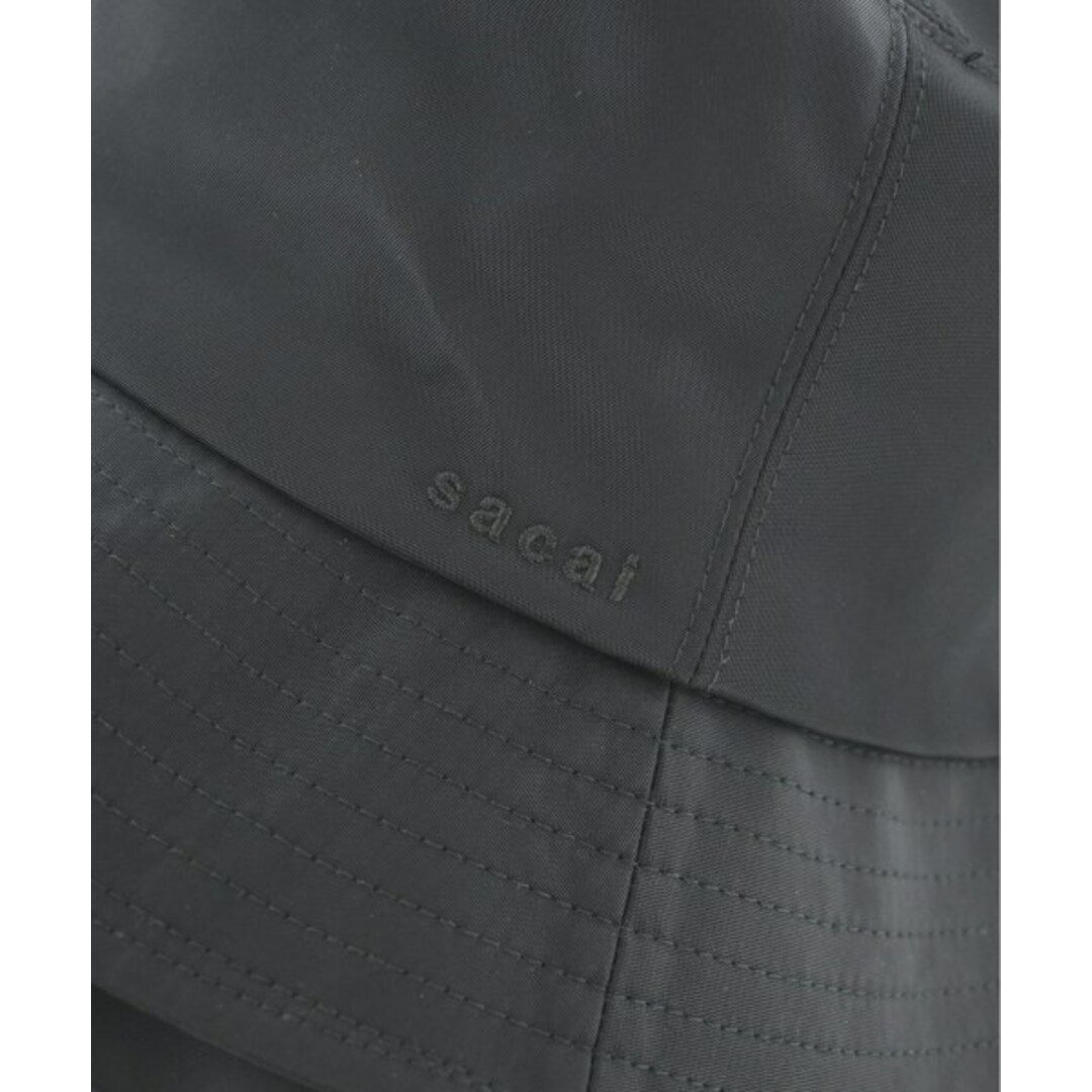 sacai - sacai サカイ ハット 1(S位) 黒 【古着】【中古】の通販 sacai - sacai サカイ ハット 1(S位) 黒 【古着】【中古】の通販