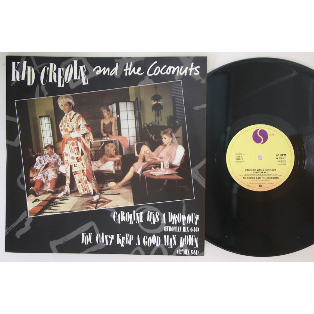 英12” Kid Creole & The Coconuts Caroline Was A Drop-Out (European Mix) / You Cant Keep A Good Man Down (12 Inch Mix) /00250 エンタメ/ホビーのエンタメ その他(その他)の商品写真