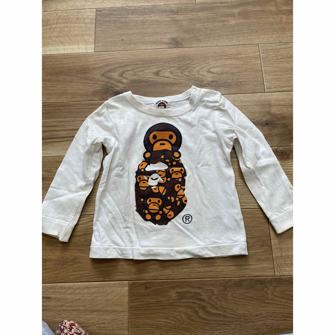 A BATHING APE - エイプ 長袖カットソーの通販 by 晴空ママshop A BATHING APE - エイプ 長袖カットソーの通販 by 晴空ママshop