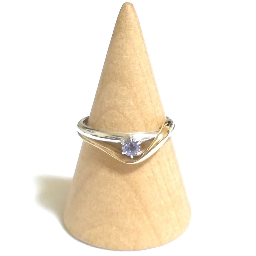 4℃ - 【美品】4℃ タンザナイトK10&シルバーリング 8号の通販 by 4℃ - 【美品】4℃ タンザナイトK10&シルバーリング 8号の通販 by