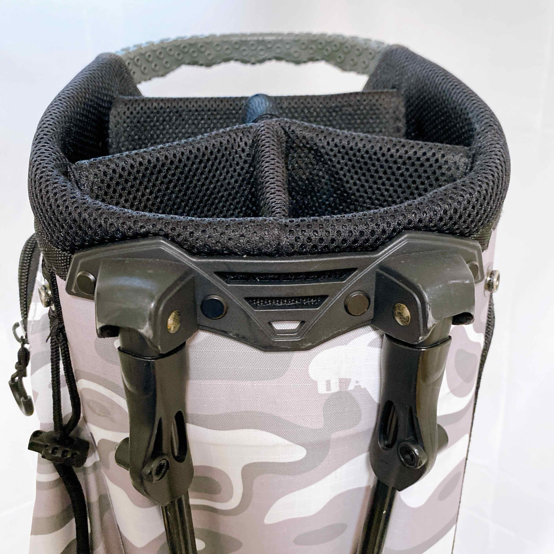 Oakley - オークリー スタンド付キャディバッグ ホワイト 白 Oakley - オークリー スタンド付キャディバッグ ホワイト 白
