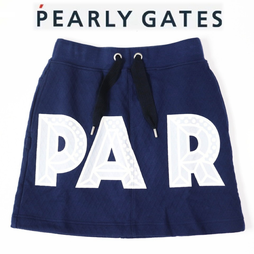 PEARLY GATES - 《パーリーゲイツ》新品 ビッグロゴ ダイヤ柄 PEARLY GATES - 《パーリーゲイツ》新品 ビッグロゴ ダイヤ柄