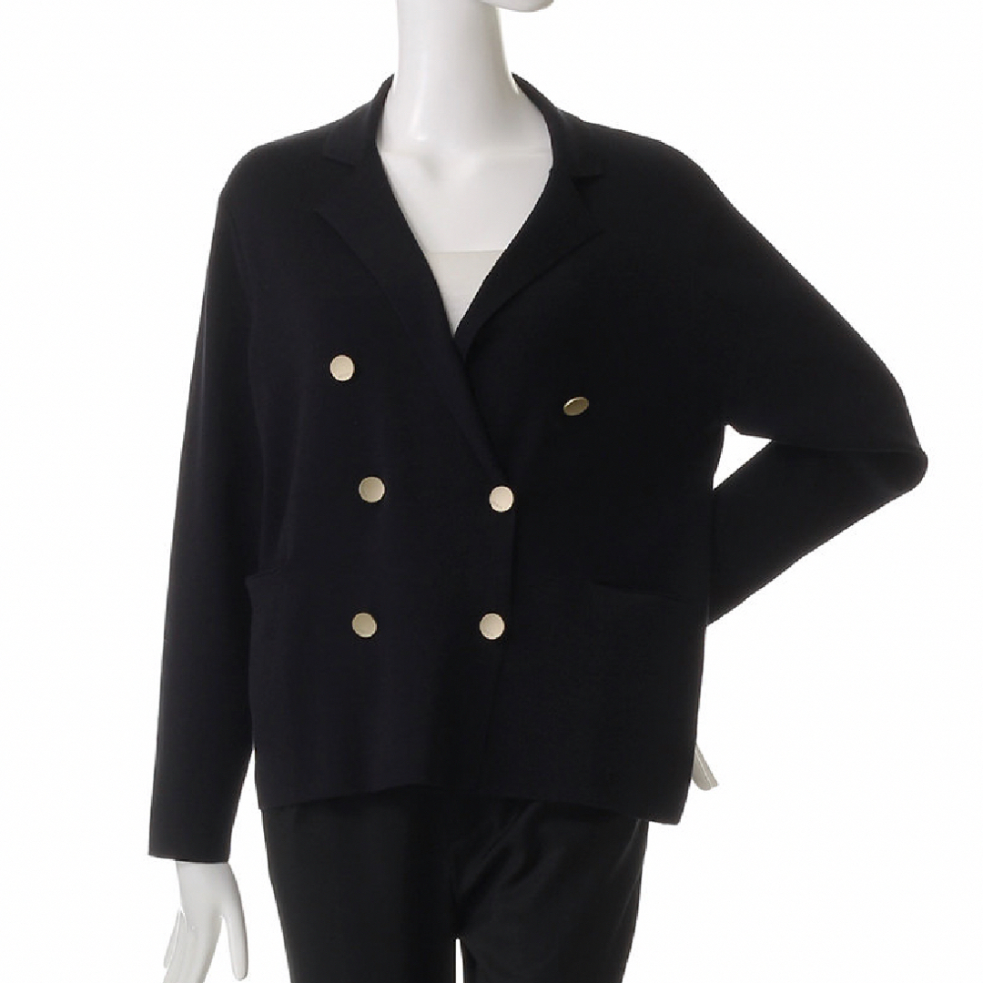 ebure - 美品 ebure コットンシルク ニットジャケット ebure - 美品 ebure コットンシルク ニットジャケット
