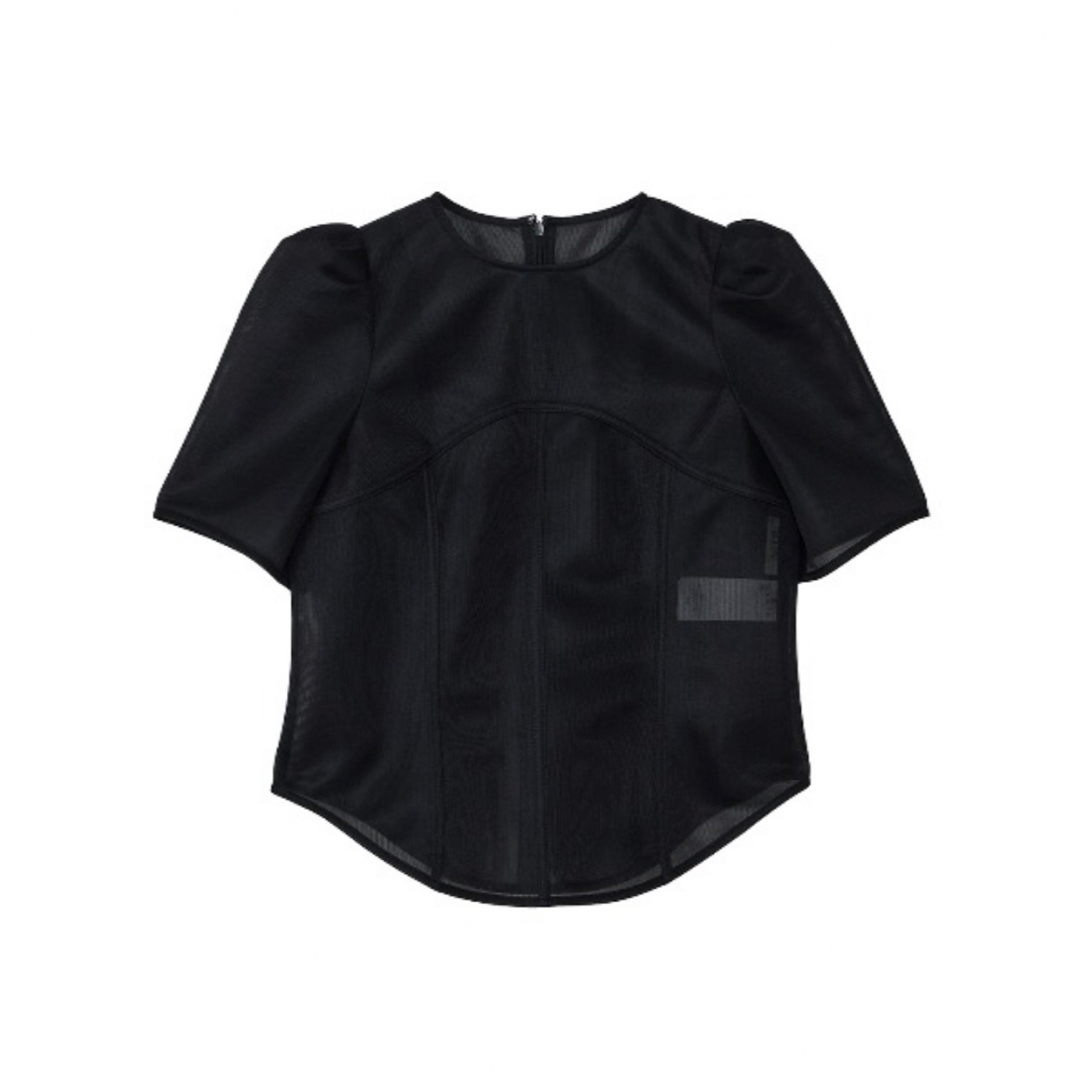 Ameri VINTAGE - 【新品未使用】SHEER CARDBOARD PUFF SHOULDER Ameri VINTAGE - 【新品未使用】SHEER CARDBOARD PUFF SHOULDER