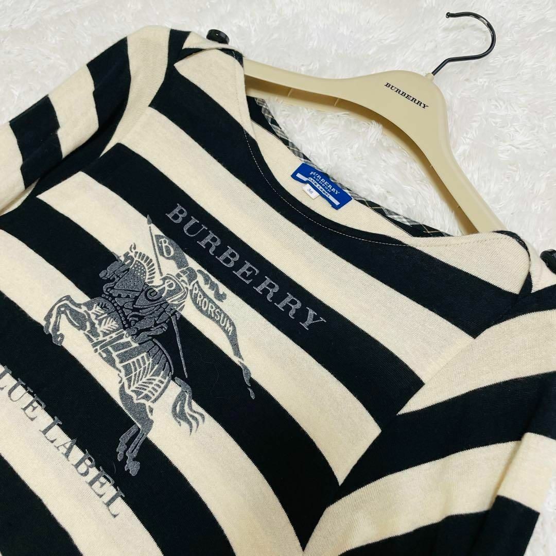 BURBERRY BLUE LABEL - 希少✨ BURBERRY BLUE LABEL ボーダー BURBERRY BLUE LABEL - 希少✨ BURBERRY BLUE LABEL ボーダー