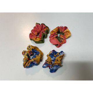 【新品・未使用・匿名配送】シュシュ　髪ゴム　ヘアゴム　和装　和柄