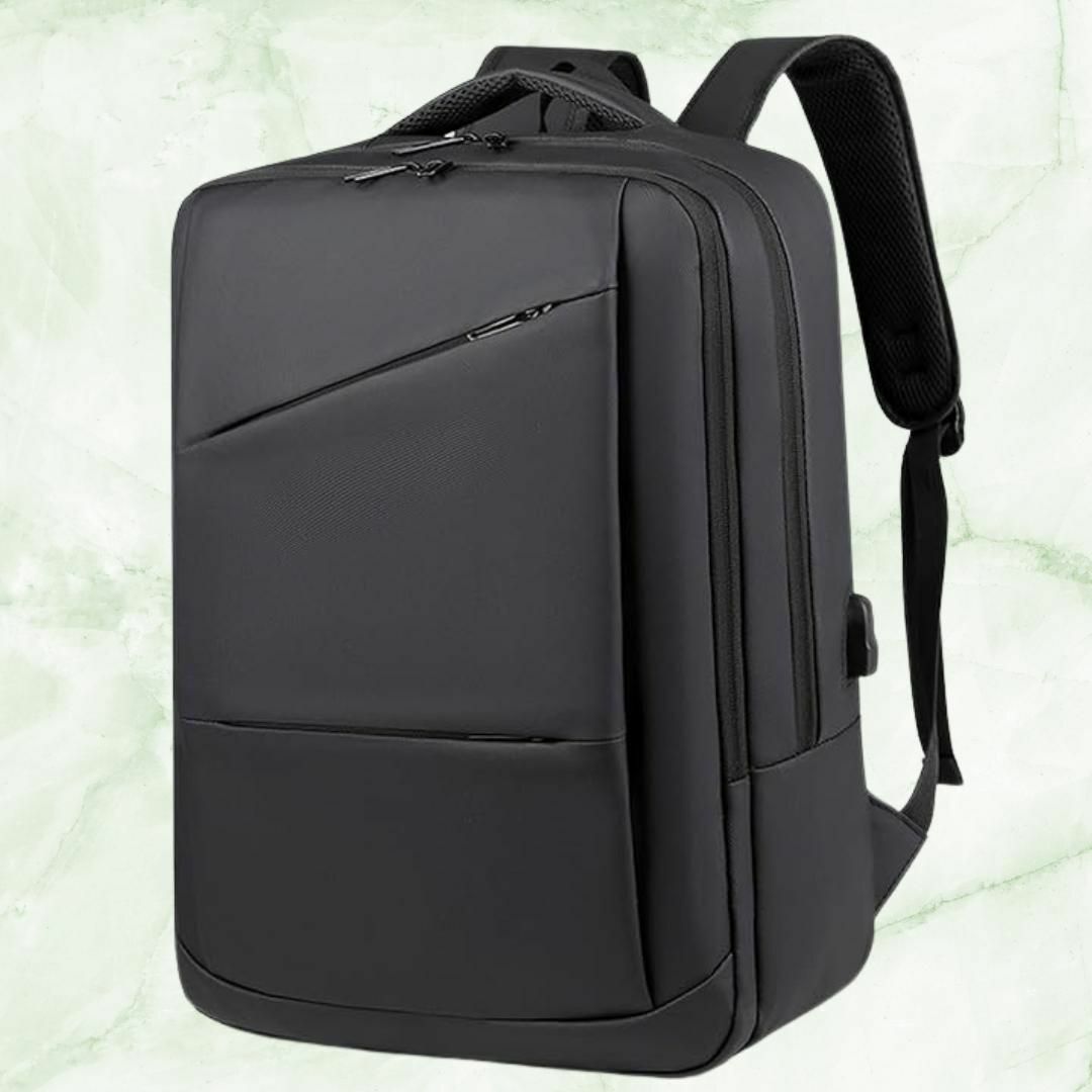 新品】ビジネス リュック USB充電ポート 防水 撥水加工 軽量 新品】ビジネス リュック USB充電ポート 防水 撥水加工 軽量