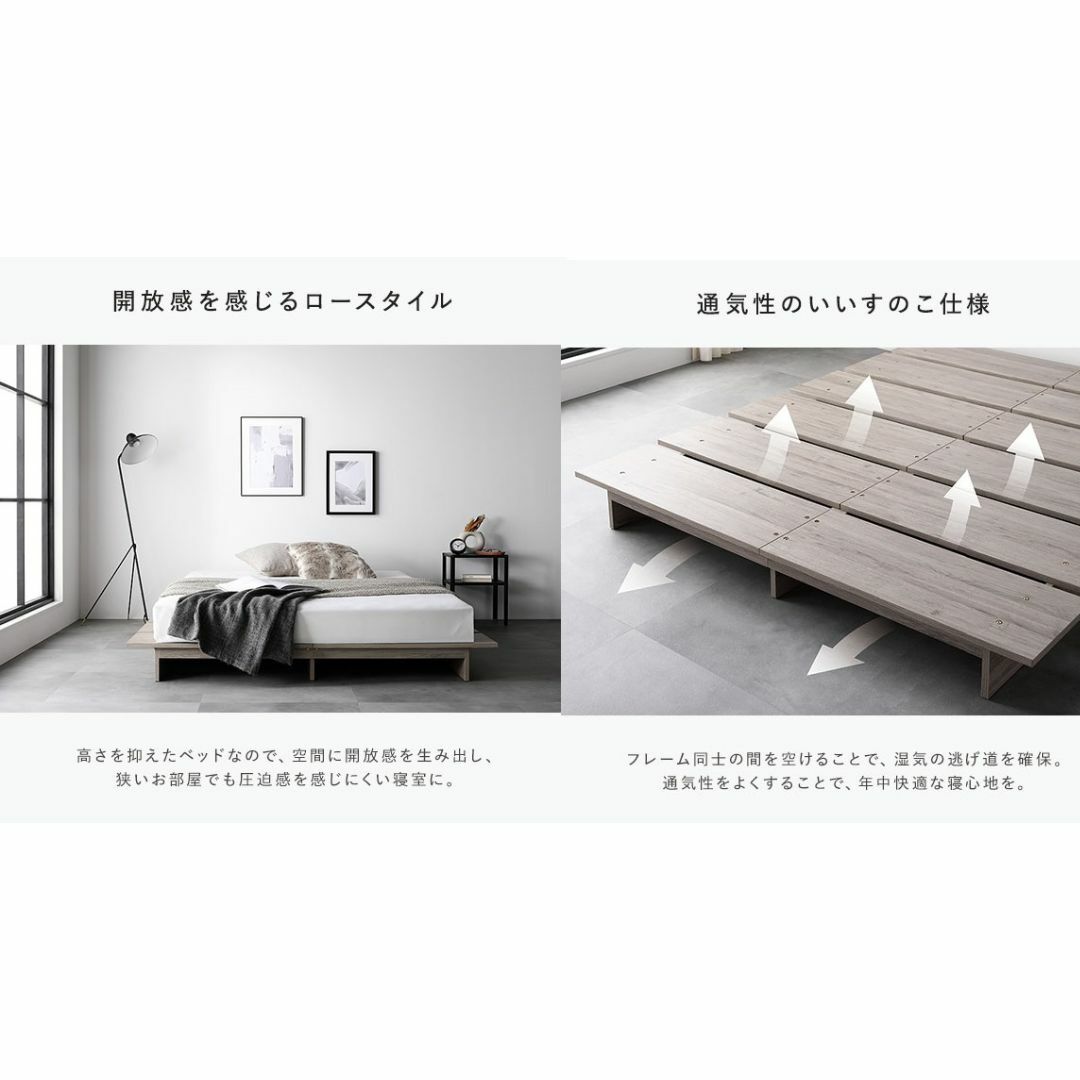 送料無料 シングルベッド フレーム 保証・コンセント付き すのこ 送料無料 シングルベッド フレーム 保証・コンセント付き すのこ