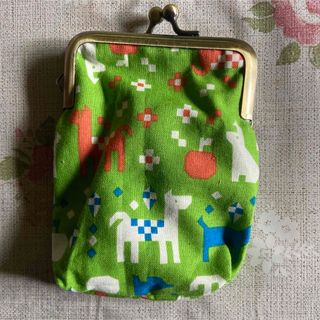 がま口ポーチ