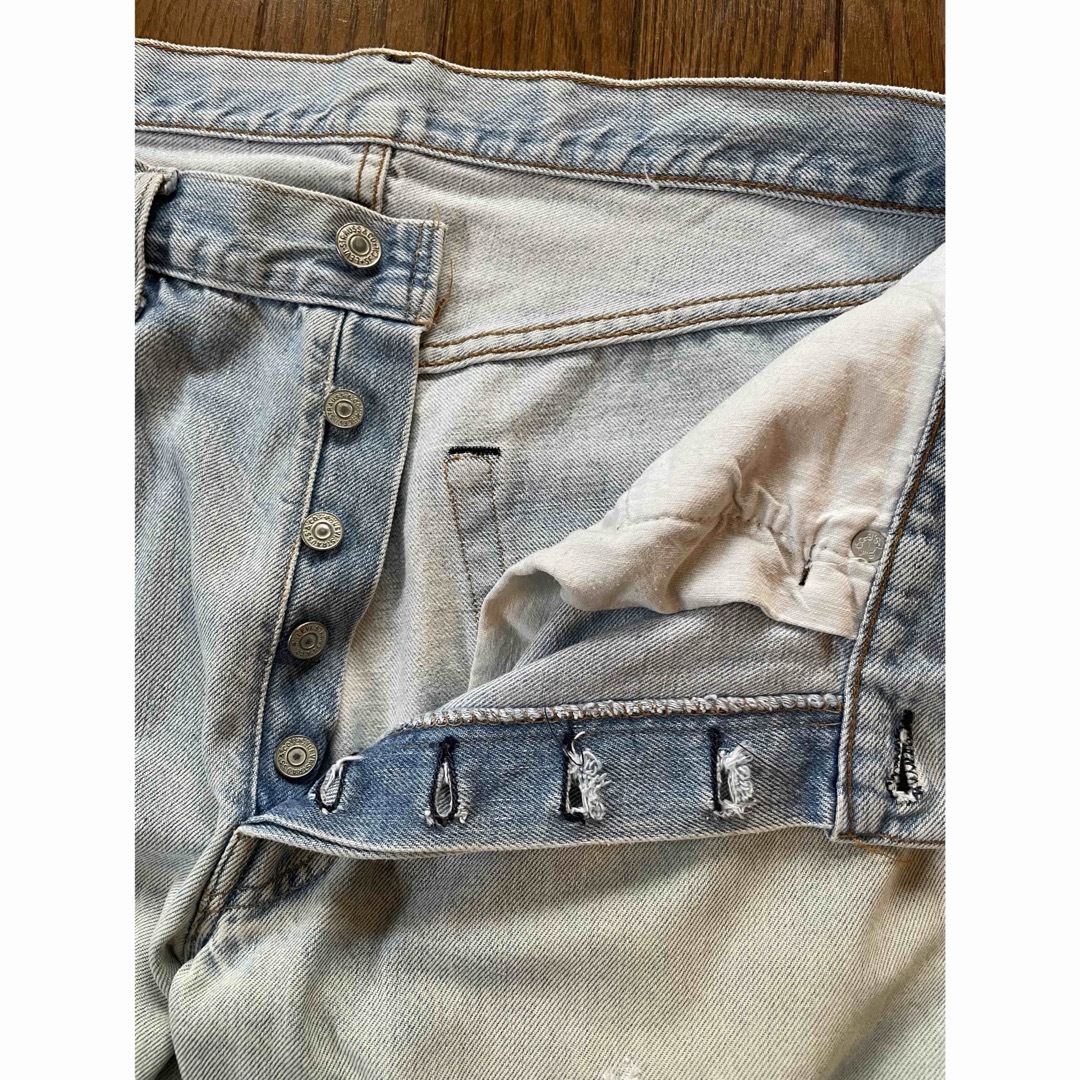 Levi's - levi's 501 80's赤耳 66後期直後 USA製 グランジW36の Levi's - levi's 501 80's赤耳 66後期直後 USA製 グランジW36の
