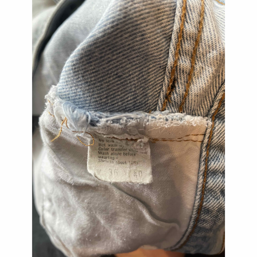 Levi's - levi's 501 80's赤耳 66後期直後 USA製 グランジW36の Levi's - levi's 501 80's赤耳 66後期直後 USA製 グランジW36の