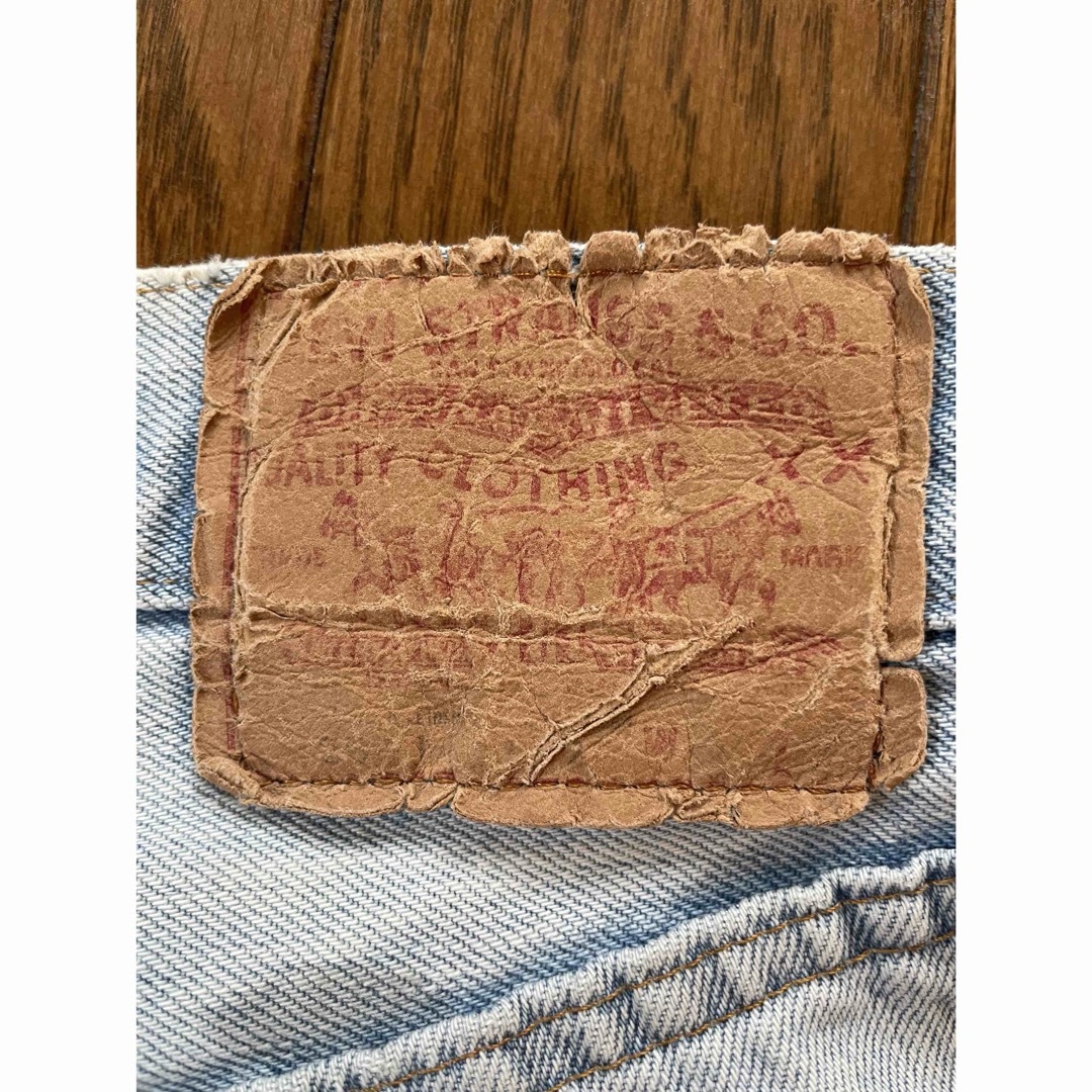 Levi's - levi's 501 80's赤耳 66後期直後 USA製 グランジW36の Levi's - levi's 501 80's赤耳 66後期直後 USA製 グランジW36の