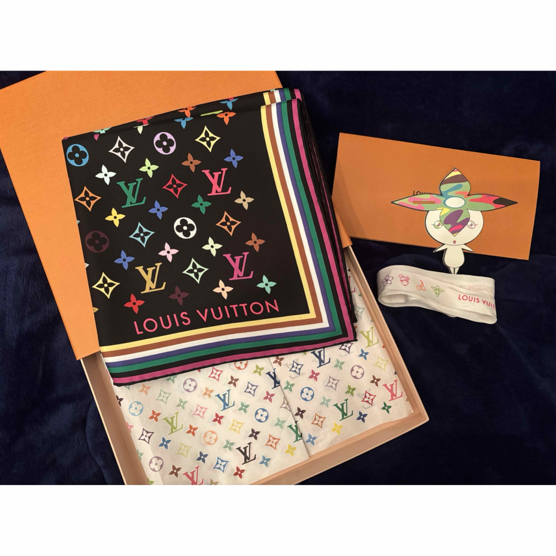 LOUIS VUITTON - 完売品 ルイヴィトン村上隆 カレ90×90の通販 by LOUIS VUITTON - 完売品 ルイヴィトン村上隆 カレ90×90の通販 by