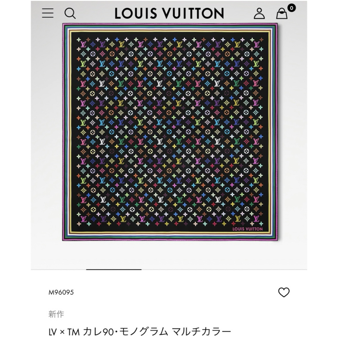 LOUIS VUITTON - 完売品 ルイヴィトン村上隆 カレ90×90の通販 by LOUIS VUITTON - 完売品 ルイヴィトン村上隆 カレ90×90の通販 by