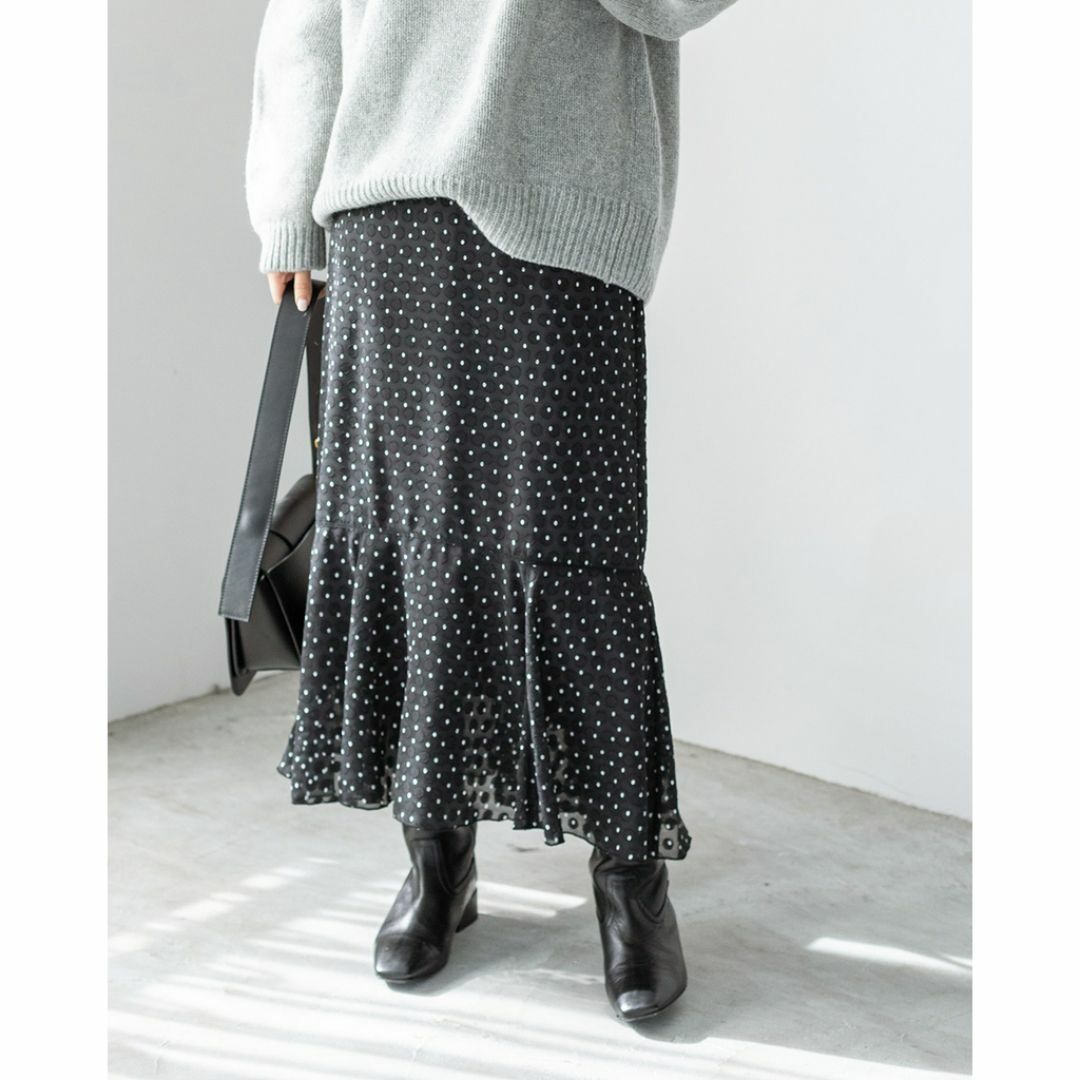 IENA - IENAのドット柄スカートの通販 by Meri shop|イエナなら IENA - IENAのドット柄スカートの通販 by Meri shop|イエナなら