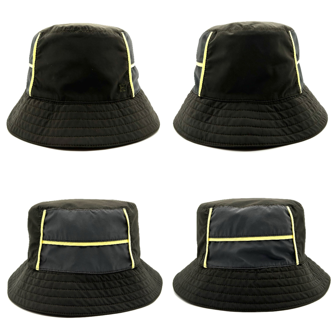 HERMES - HERMES エルメス ハット フレッドライン Hマーク HERMES - HERMES エルメス ハット フレッドライン Hマーク