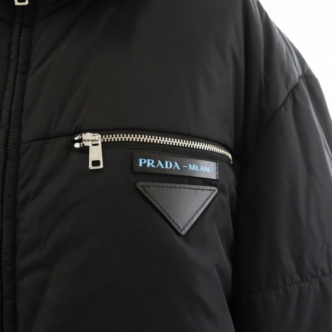 PRADA - プラダ 2019 三角ロゴ ダウンコート ロング丈 36 黒 PRADA - プラダ 2019 三角ロゴ ダウンコート ロング丈 36 黒