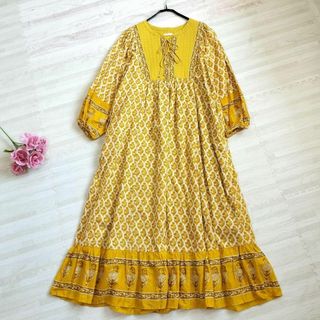 mame - マメ mame Lattice Pattern Dress navy size2の通販 by mame - マメ mame Lattice Pattern Dress navy size2の通販 by