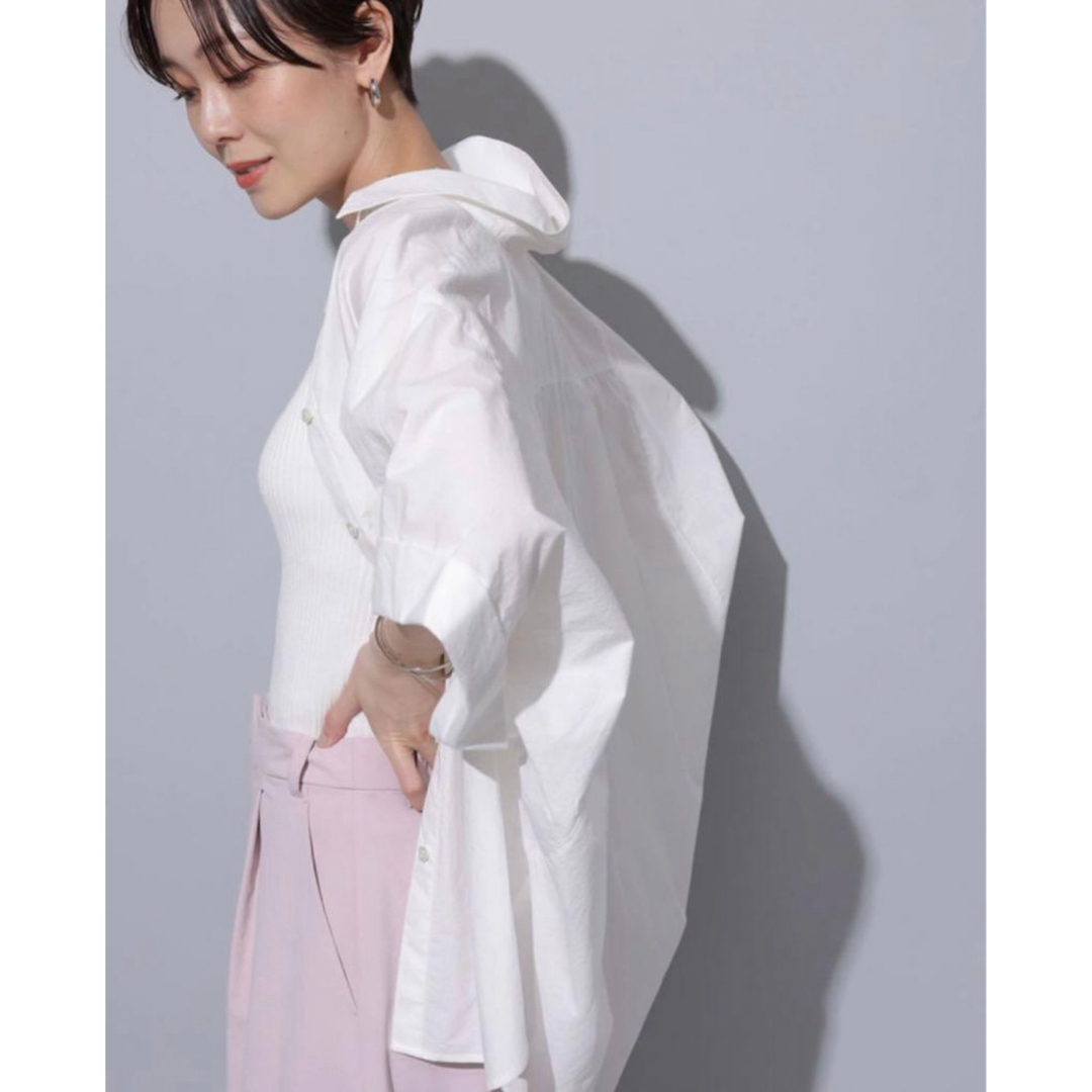 Apuweiser-riche - Arpege story コクーンビックシャツの通販 by Apuweiser-riche - Arpege story コクーンビックシャツの通販 by