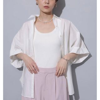 Apuweiser-riche - Arpege story コクーンビックシャツの通販 by Apuweiser-riche - Arpege story コクーンビックシャツの通販 by