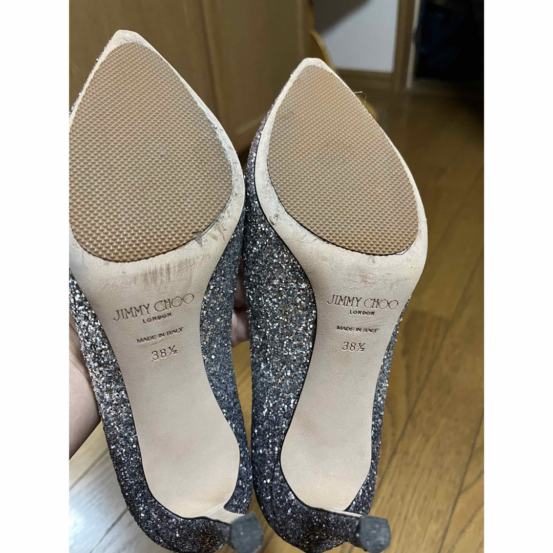 JIMMY CHOO - ジミーチュウ JIMMY CHOO グリッターラメ 仕上げ JIMMY CHOO - ジミーチュウ JIMMY CHOO グリッターラメ 仕上げ