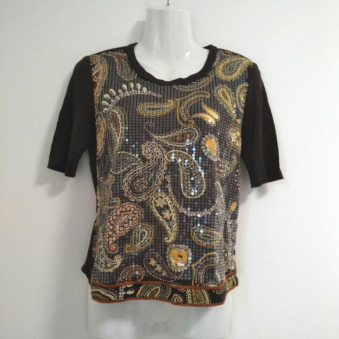LEONARD - ky71【超美品】LEONARDFASHION 半袖トップス LEONARD - ky71【超美品】LEONARDFASHION 半袖トップス
