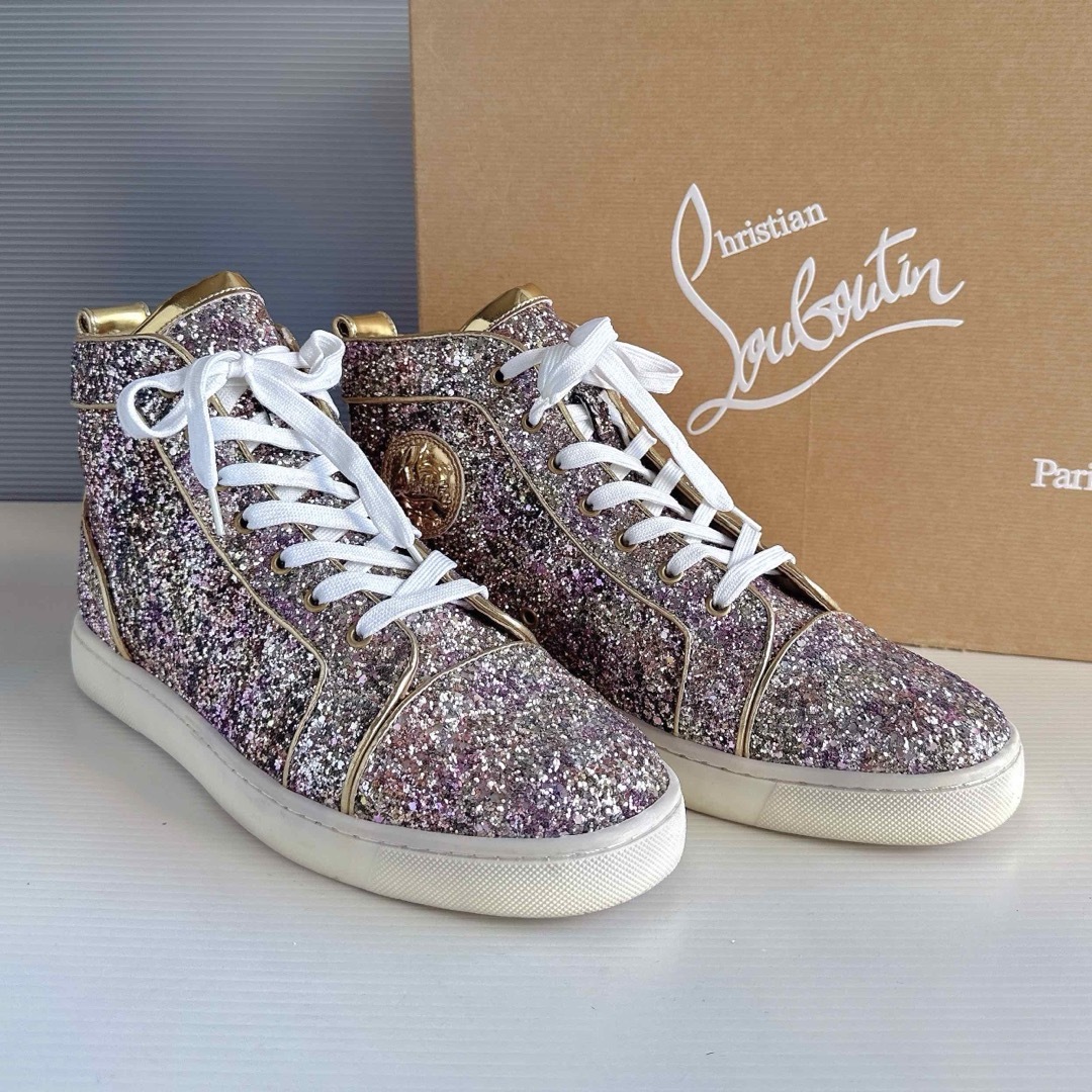 Christian Louboutin - クリスチャンルブタン ラメ ハイカット Christian Louboutin - クリスチャンルブタン ラメ ハイカット