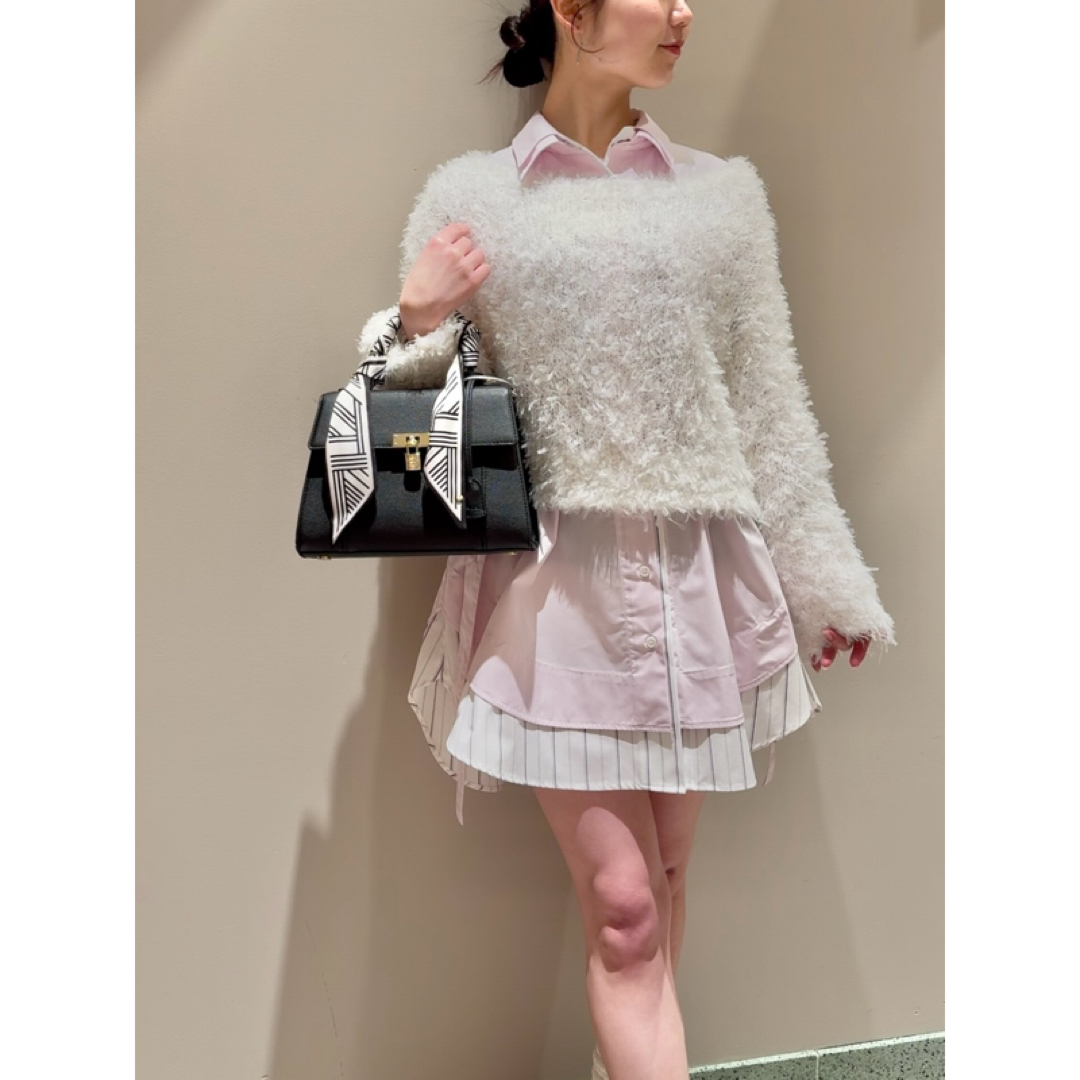 SNIDEL - snidel Sustainableレイヤードシャツチュニックの通販 SNIDEL - snidel Sustainableレイヤードシャツチュニックの通販