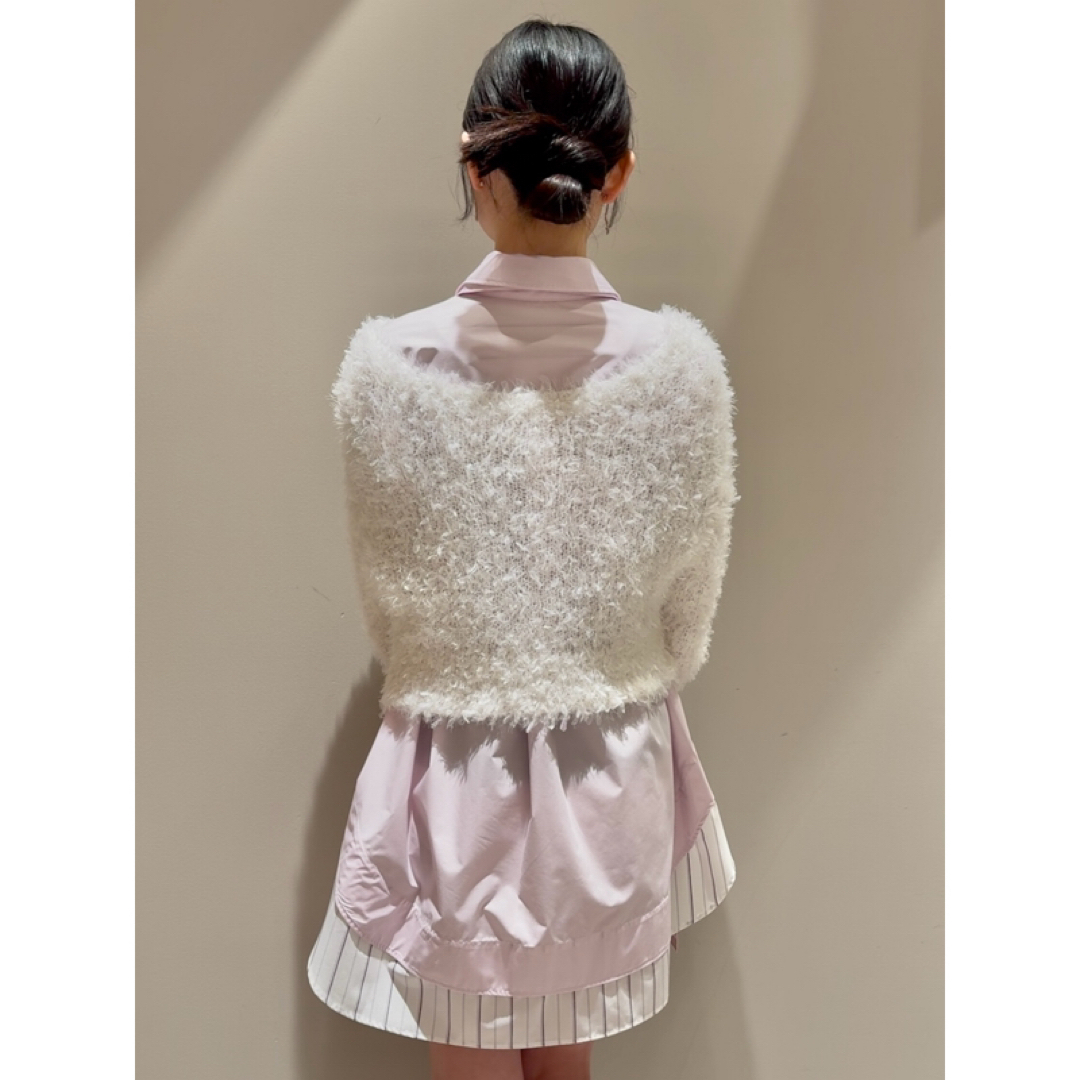 SNIDEL - snidel Sustainableレイヤードシャツチュニックの通販 SNIDEL - snidel Sustainableレイヤードシャツチュニックの通販