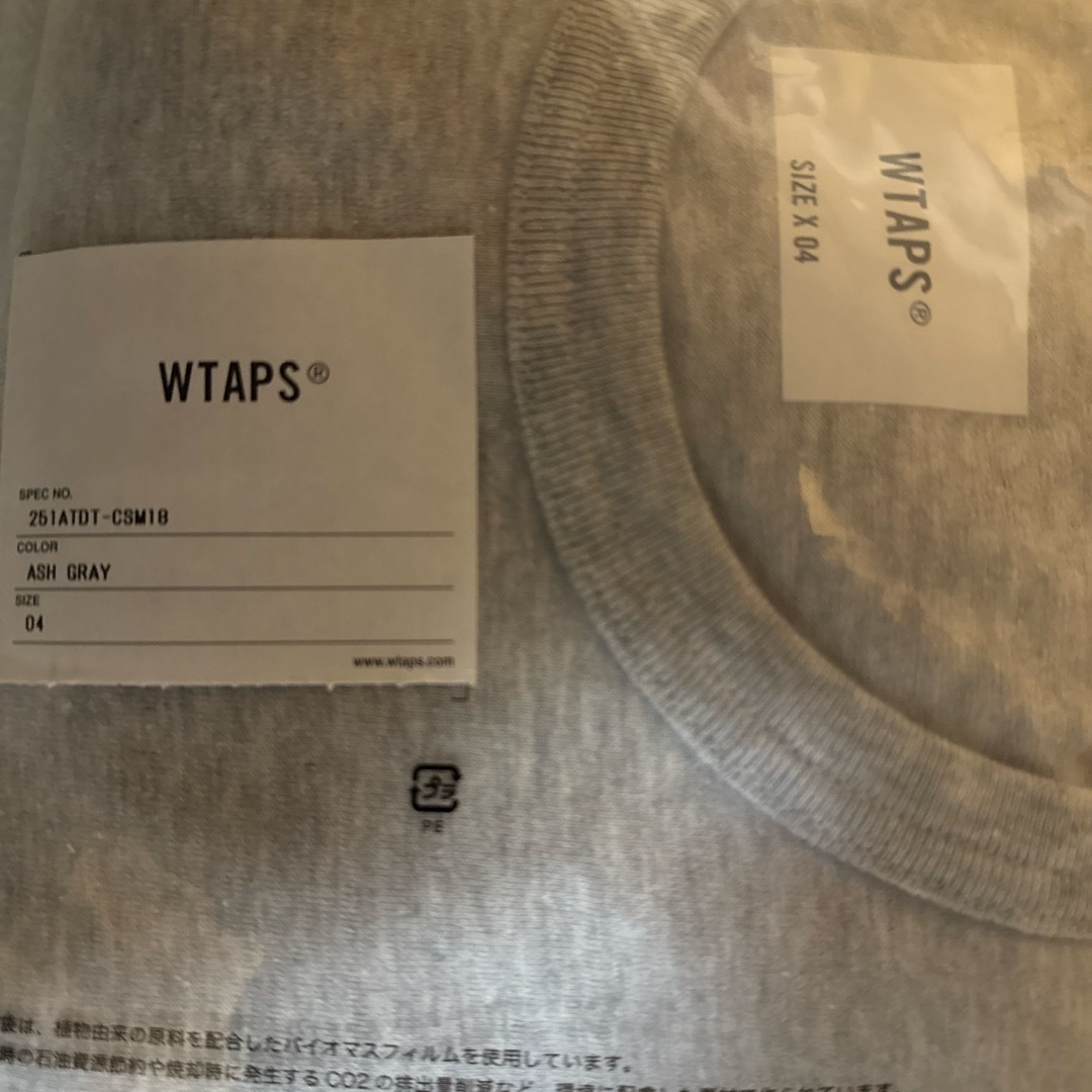 W)taps - WTAPS グレー XL 04 ロングスリーブ ASH GRAYの通販 by W)taps - WTAPS グレー XL 04 ロングスリーブ ASH GRAYの通販 by