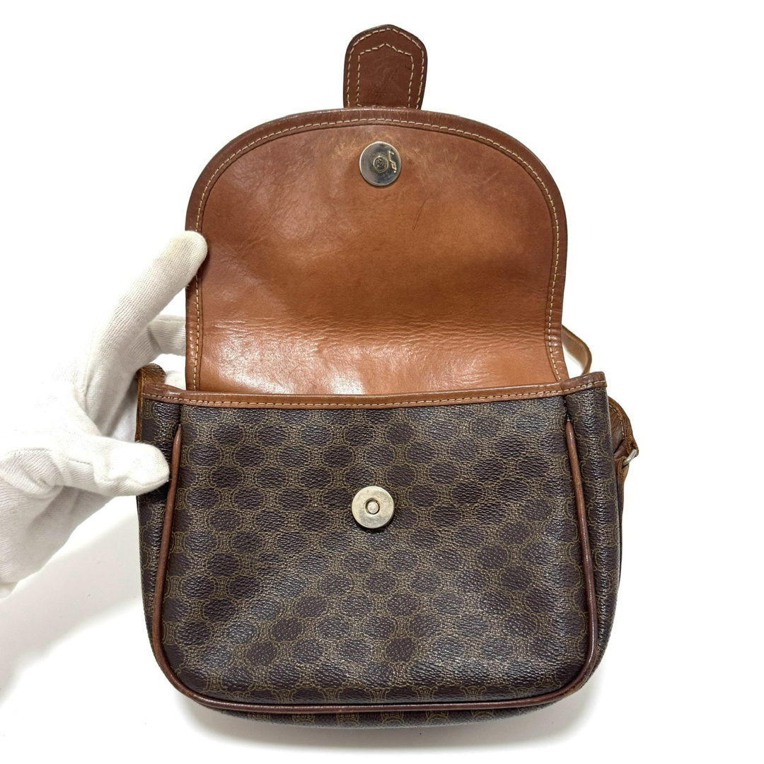 CELINE - セリーヌ ショルダーバッグ ポシェット マカダム CELINE - セリーヌ ショルダーバッグ ポシェット マカダム