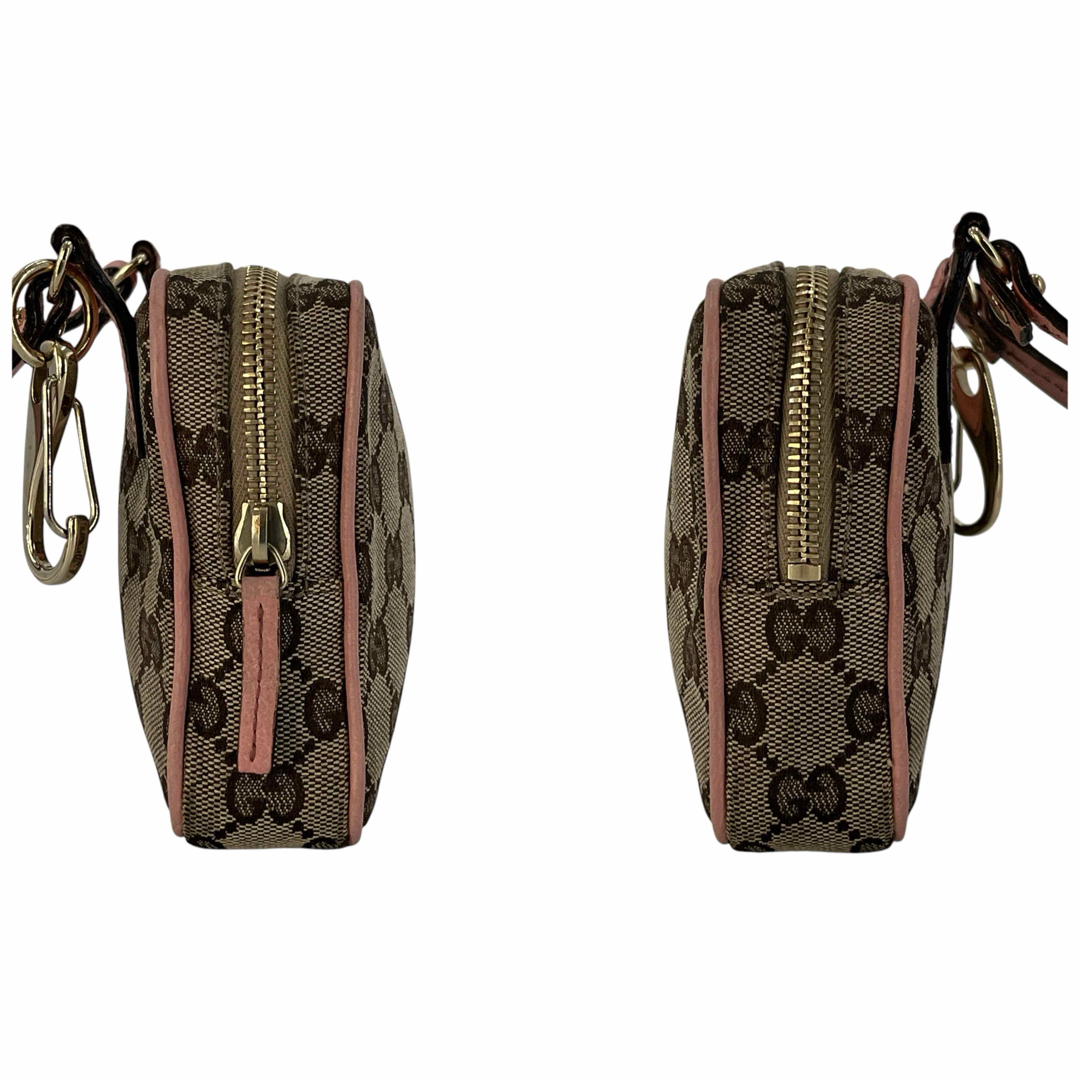 GUCCI - グッチ GGキャンバス ミニショルダーバッグ ポシェット GUCCI - グッチ GGキャンバス ミニショルダーバッグ ポシェット