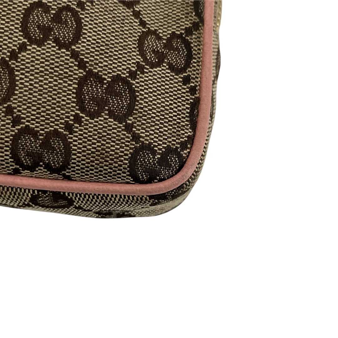 GUCCI - グッチ GGキャンバス ミニショルダーバッグ ポシェット GUCCI - グッチ GGキャンバス ミニショルダーバッグ ポシェット
