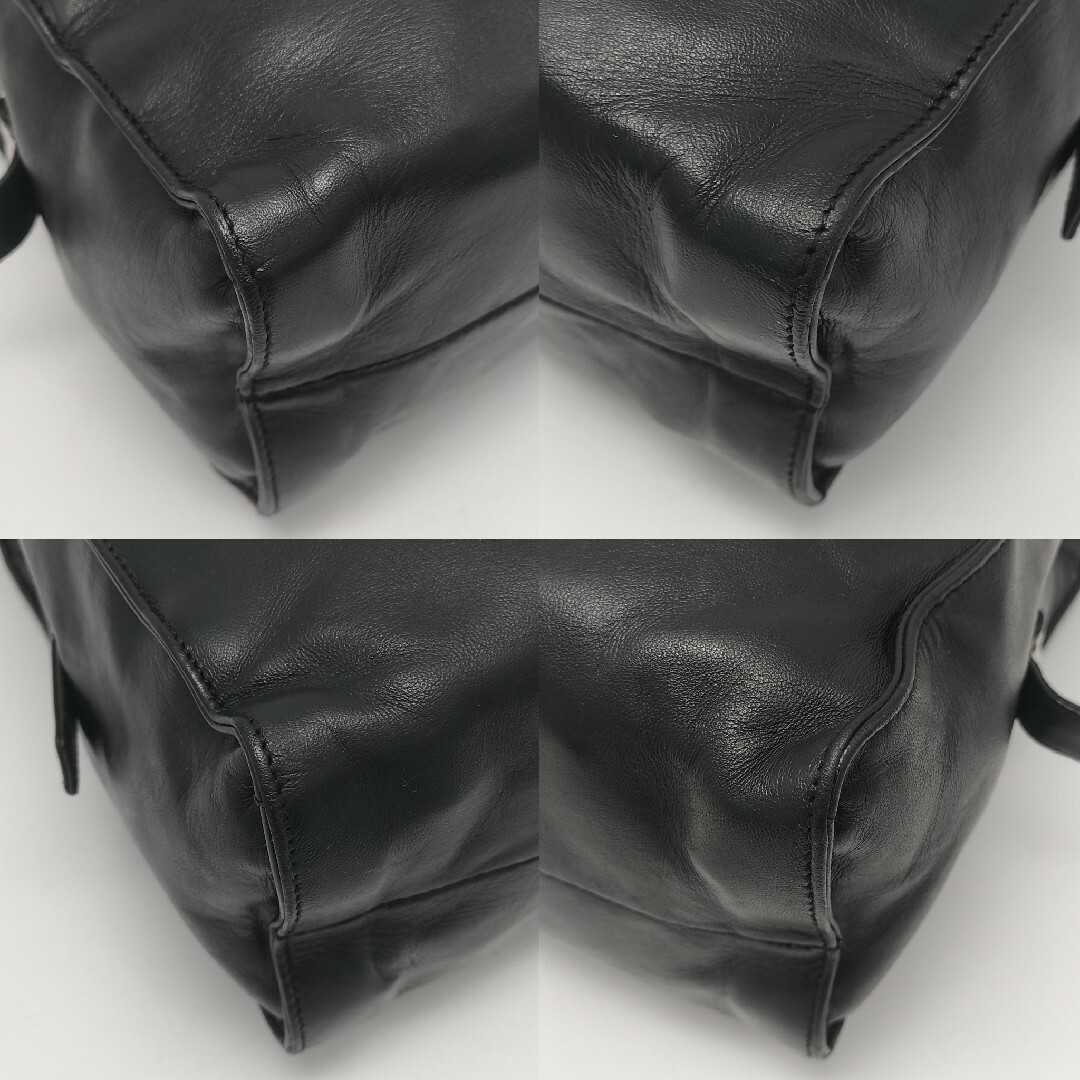 PRADA - 極美品✨プラダ トートバッグ レザー ブラック 黒の通販 PRADA - 極美品✨プラダ トートバッグ レザー ブラック 黒の通販