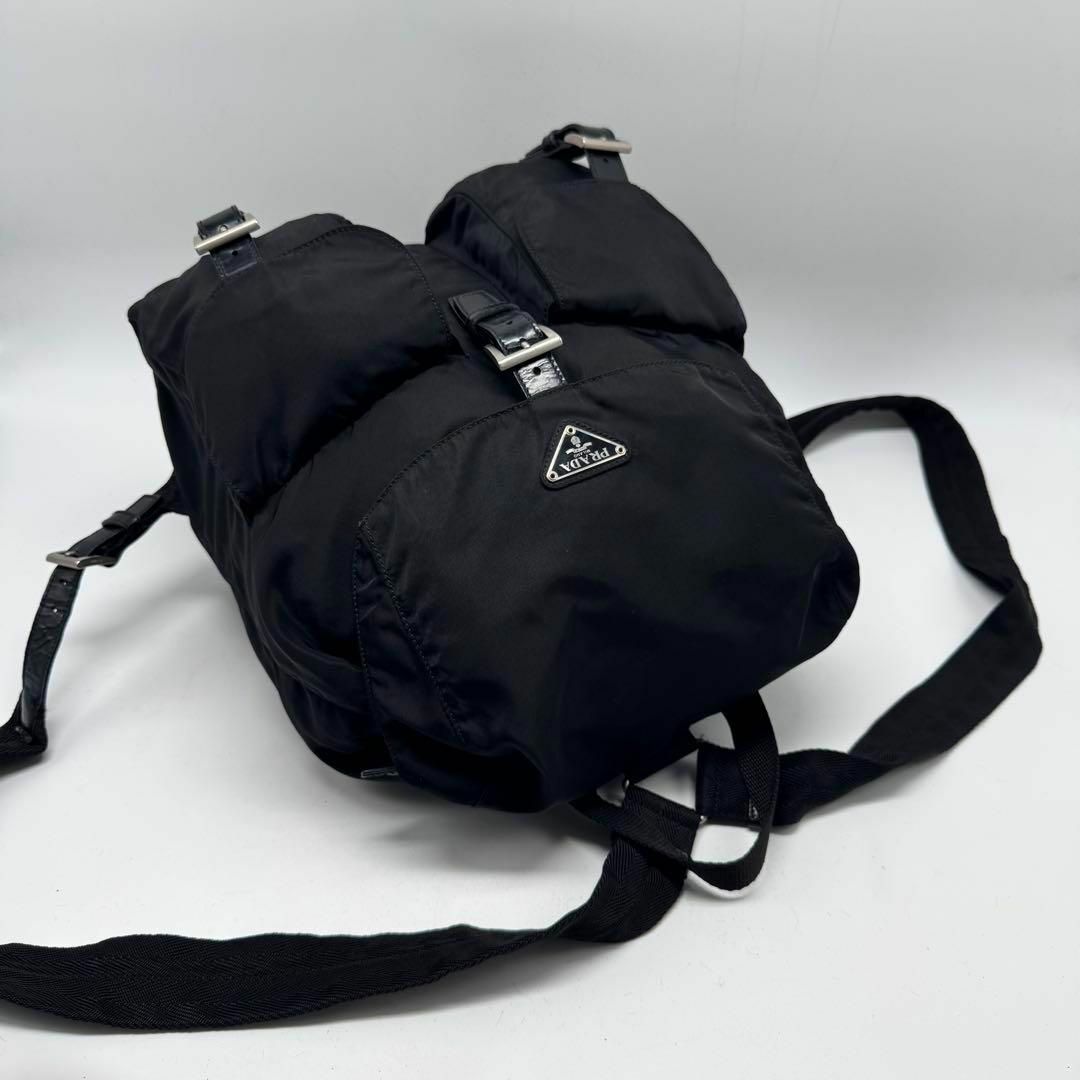 PRADA - 【極上美品】プラダ リュック バックパック 三角 巾着 PRADA - 【極上美品】プラダ リュック バックパック 三角 巾着