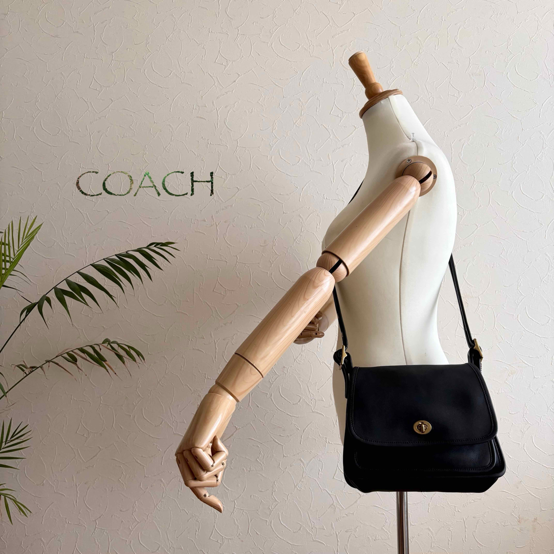COACH - 極美品 COACH オールドコーチ レザーショルダーバッグの COACH - 極美品 COACH オールドコーチ レザーショルダーバッグの