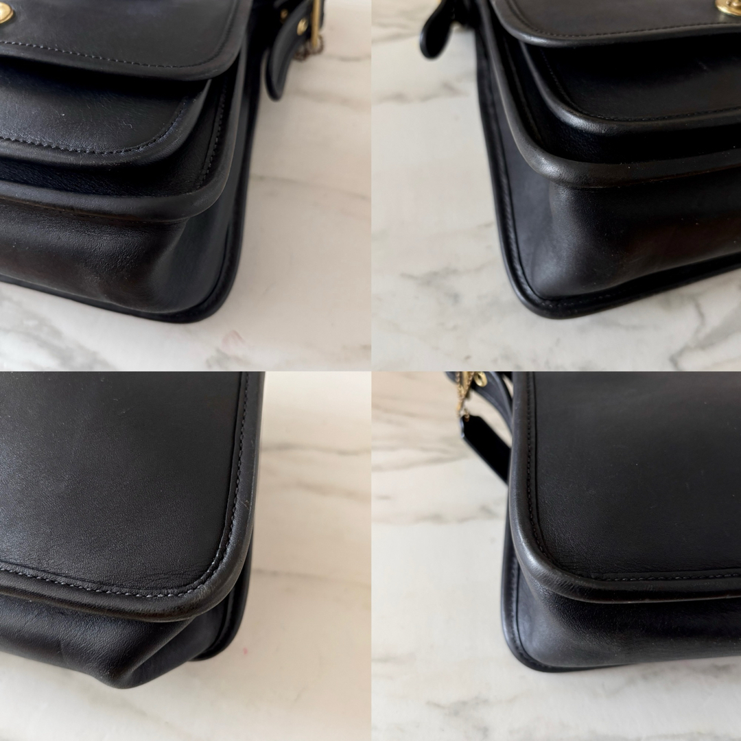 COACH - 極美品 COACH オールドコーチ レザーショルダーバッグの COACH - 極美品 COACH オールドコーチ レザーショルダーバッグの